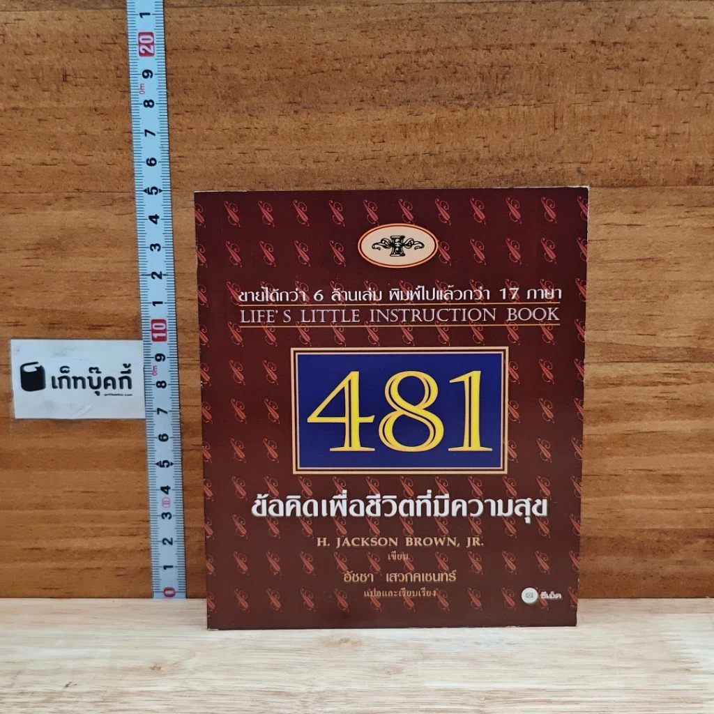 หนังสือ 481 ข้อคิดเพื่อชีวิตที่มีความสุข รูปที่ 1