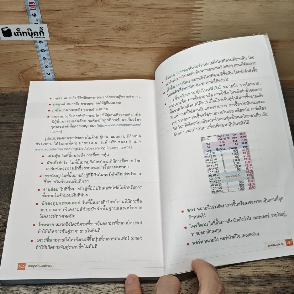 หนังสือ กลยุทธ์หุ้นเดย์เทรด รูปที่ 10