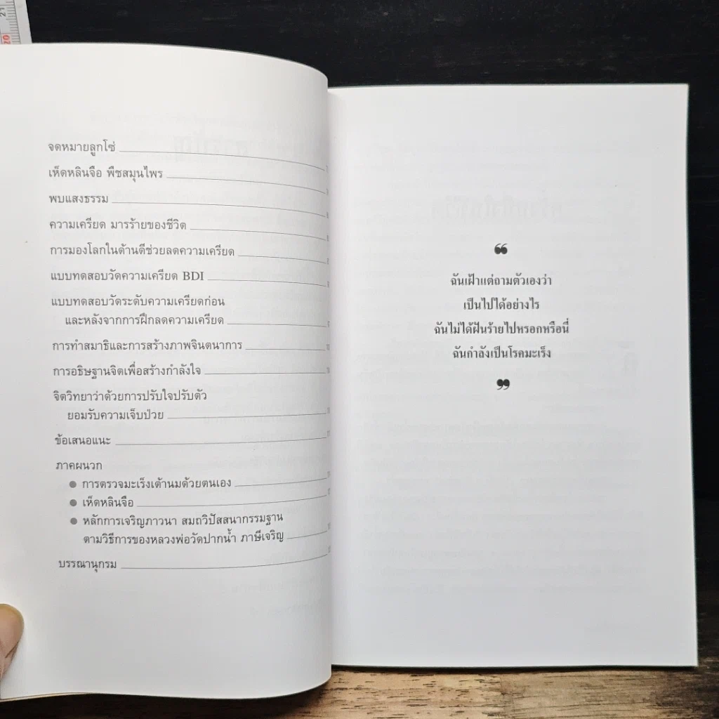 หนังสือ พิชิตมะเร็งด้วยใจ รูปที่ 8