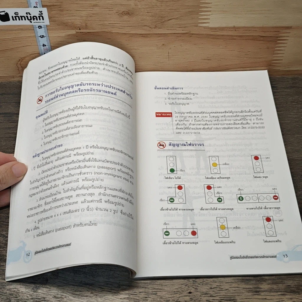 หนังสือ คู่มือสอบใบขับขี่รถยนต์และรถจักรยานยนต์ ฉบับสมบูรณ์ รูปที่ 8