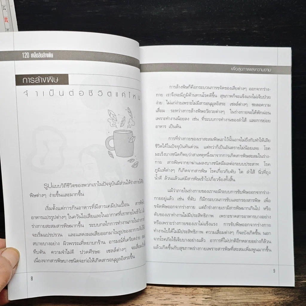หนังสือ 120 เคล็ดลับล้างพิษเพื่อสุขภาพและความงาม รูปที่ 6