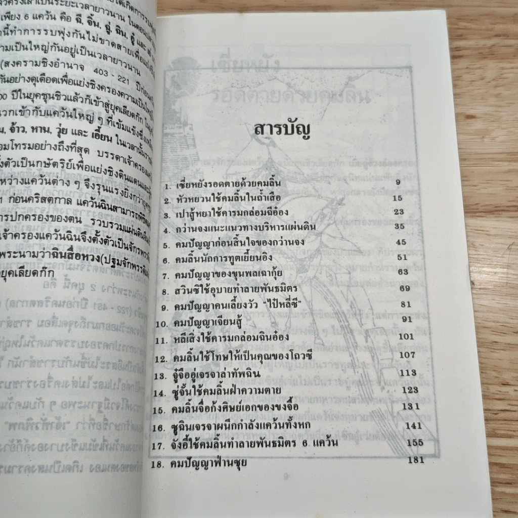 หนังสือ ร้อยคารม คมปัญหา จากพงศาวดารจีน รูปที่ 6