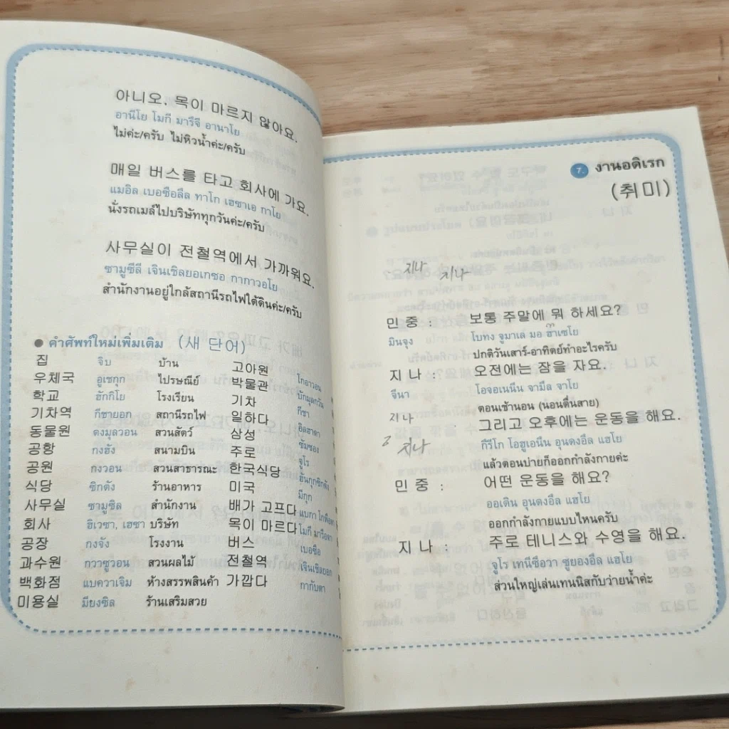 หนังสือ สนทนาภาษาเกาหลี: คู่มือทักทายโต้ตอบในชีวิตประจำวัน รูปที่ 9
