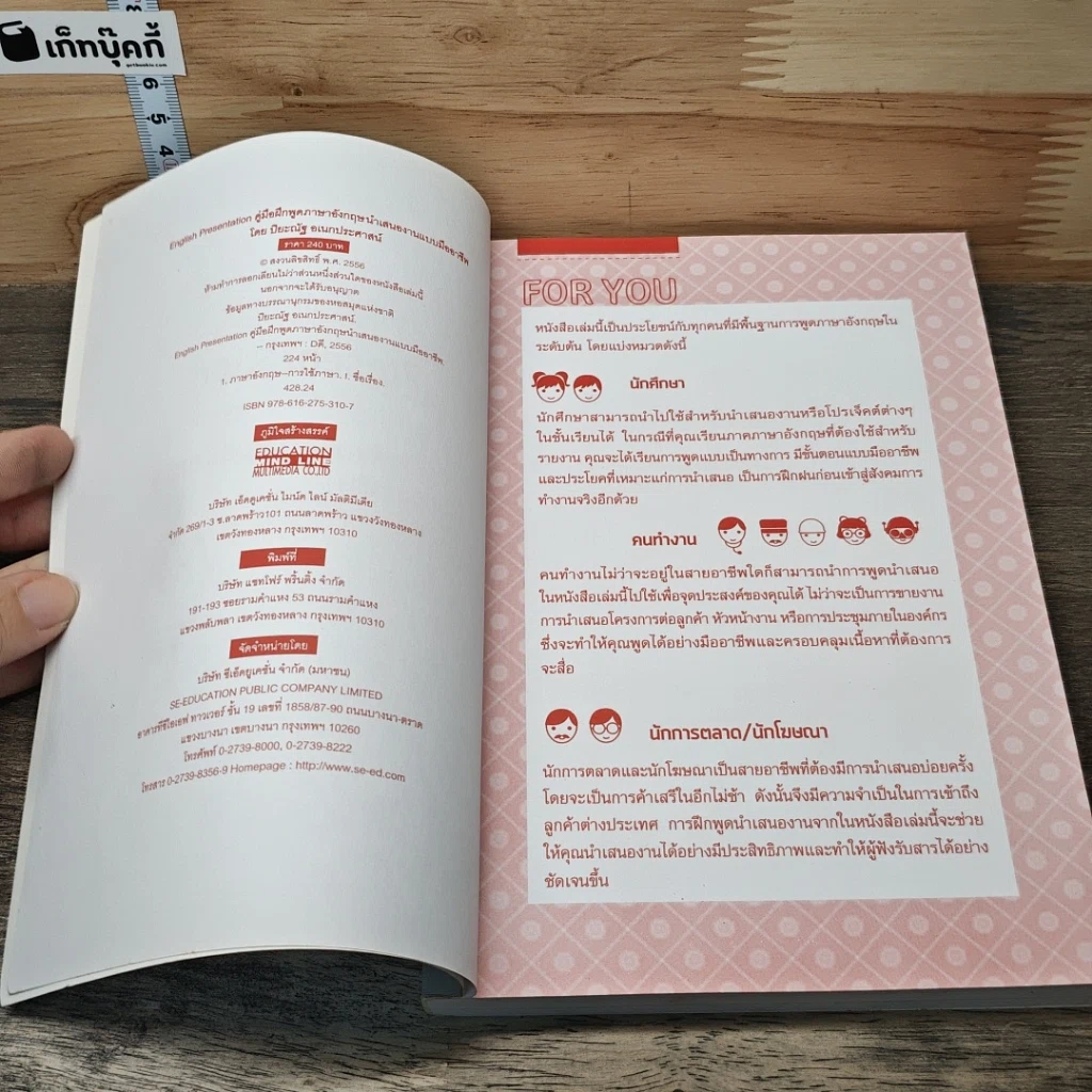 English Presentation คู่มือฝึกพูดภาษาอังกฤษนำเสนองานแบบมืออาชีพ นำเสนองาน ให้โดนใจ ให้ได้งาน รูปที่ 6