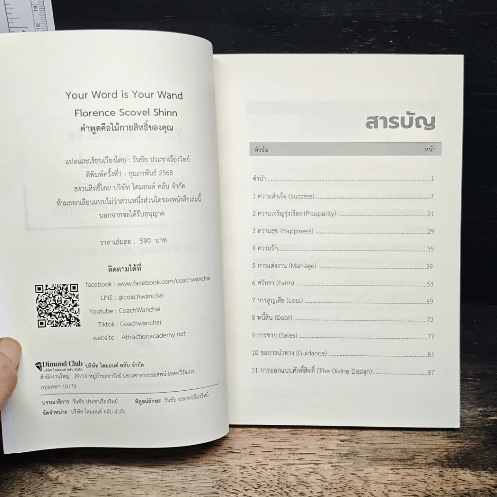 หนังสือ คำพูดคือไม้กายสิทธิ์ Your Word Is Your Wand รูปที่ 6