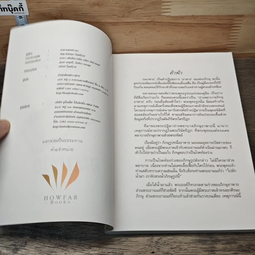 หนังสือ อนาพาธ เพื่อความไม่อาพาธของเหล่าภิกษุไทย รูปที่ 6