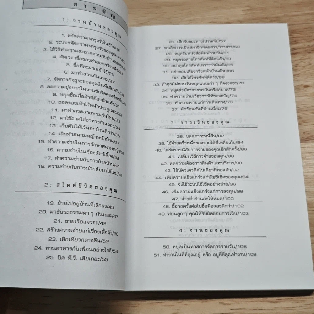 หนังสือ 100 วิธี ทำชีวิตให้ง่าย รูปที่ 6