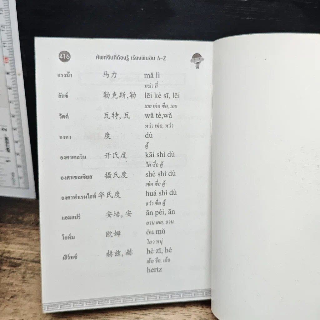 ศัพท์จีนกลางที่ต้องรู้ เรียงจากพินอิน A-Z รูปที่ 8