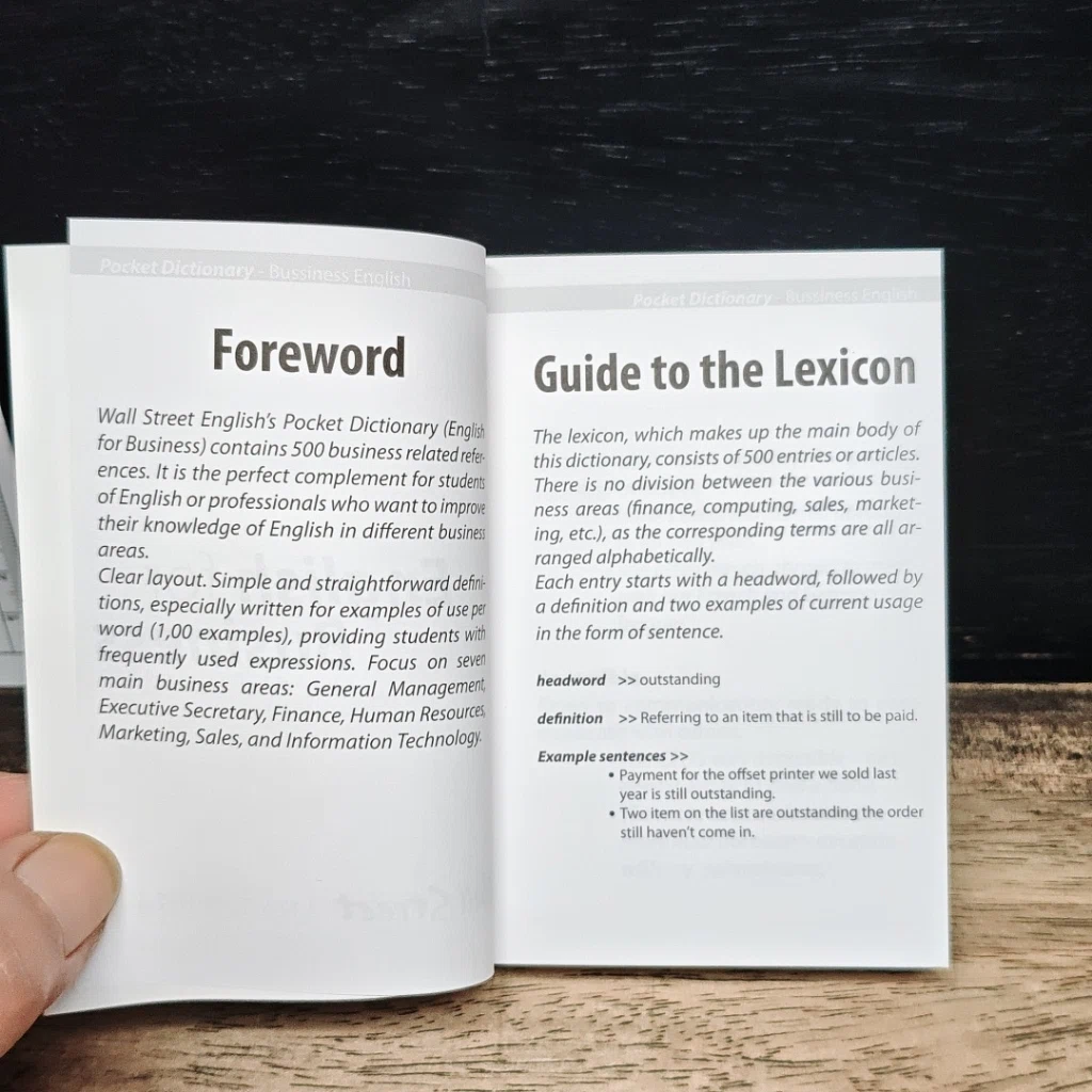 English for Business Pocket Dictionary รูปที่ 6