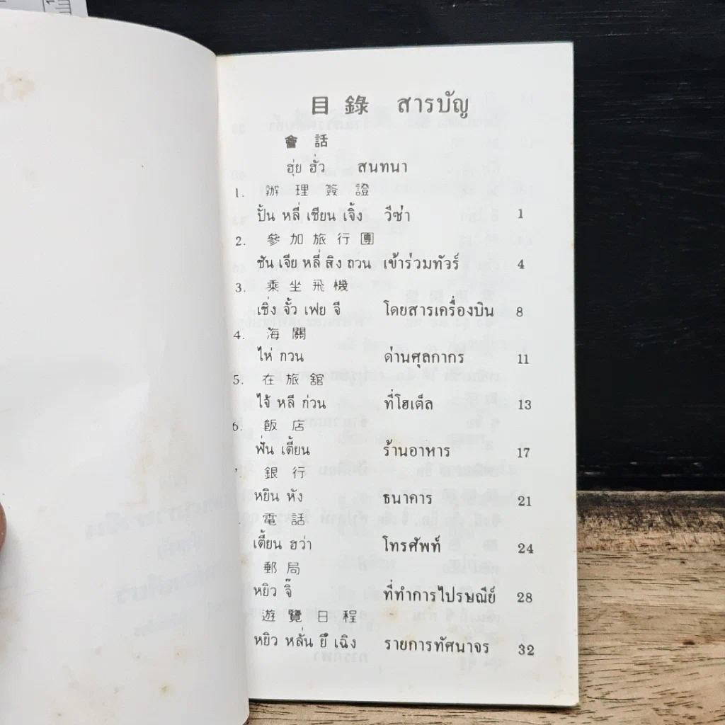 หนังสือ คู่มือสนทนาภาษาจีน สำหรับ นักเที่ยวเที่ยว รูปที่ 6