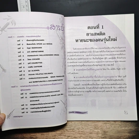 หนังสือ ยาเสพติด หายนะของคนรุ่นใหม่ รูปที่ 7