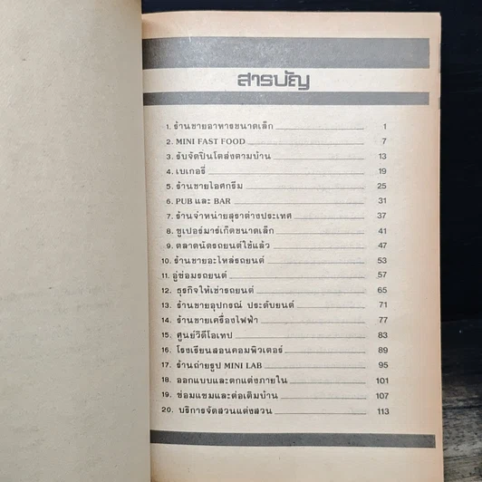หนังสือ ชี้ช่องลงทุนทำการค้าขนาดย่อม ยอดนิยม 50 ประเภท รูปที่ 7