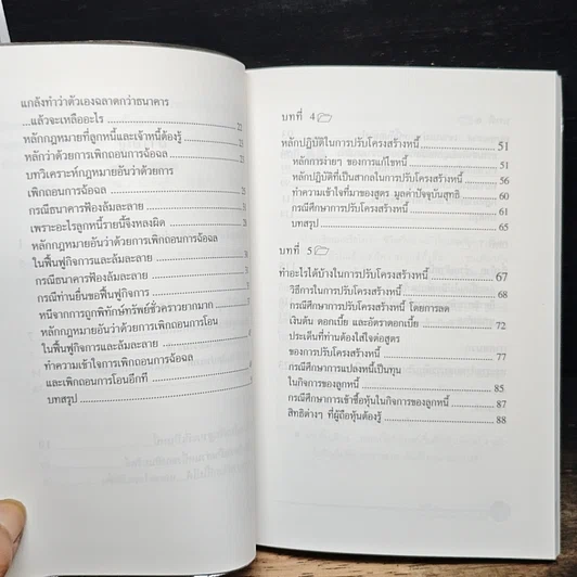 หนังสือ ปรับโครงสร้างหนี้แบบนักการเงินที่เก่งและทนายฉลาด รูปที่ 8