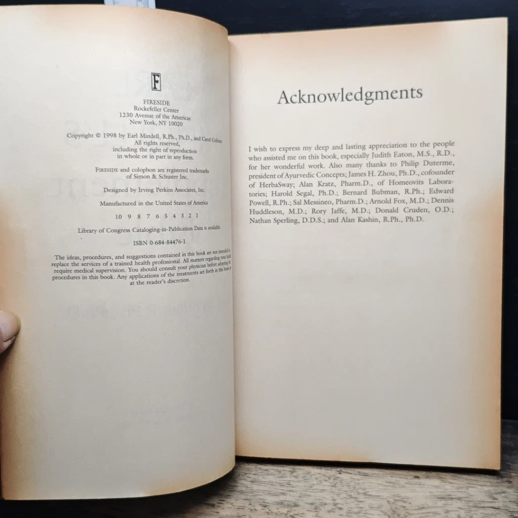 Earl Mindell's Supplement Bible รูปที่ 6