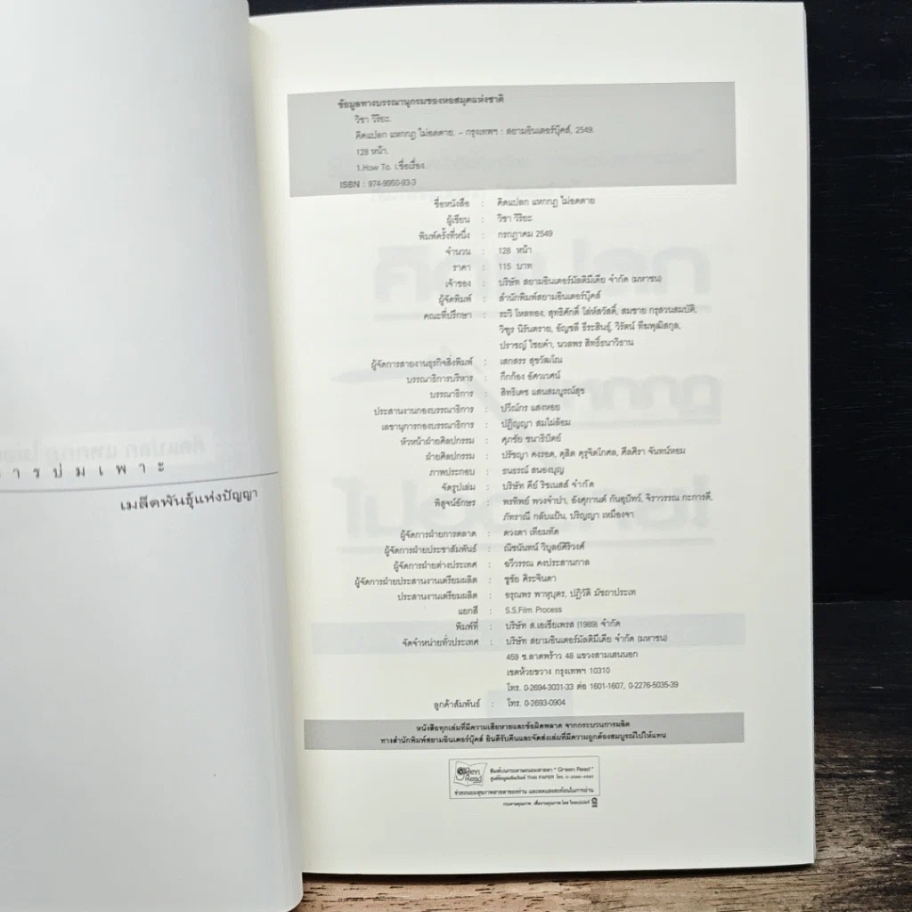 หนังสือ คิดแปลก แหกกฎ ไม่อดตาย รูปที่ 6