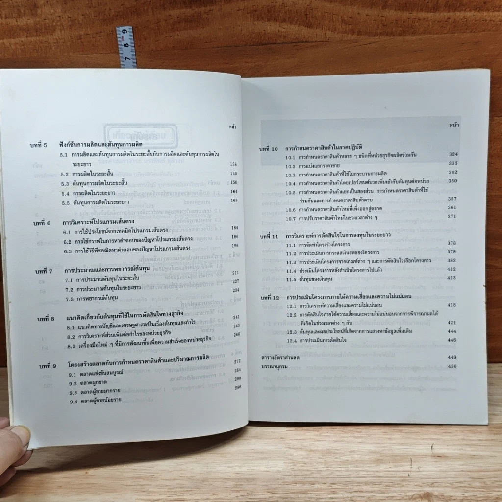 หนังสือ เศรษฐศาสตร์การจัดการ รูปที่ 8