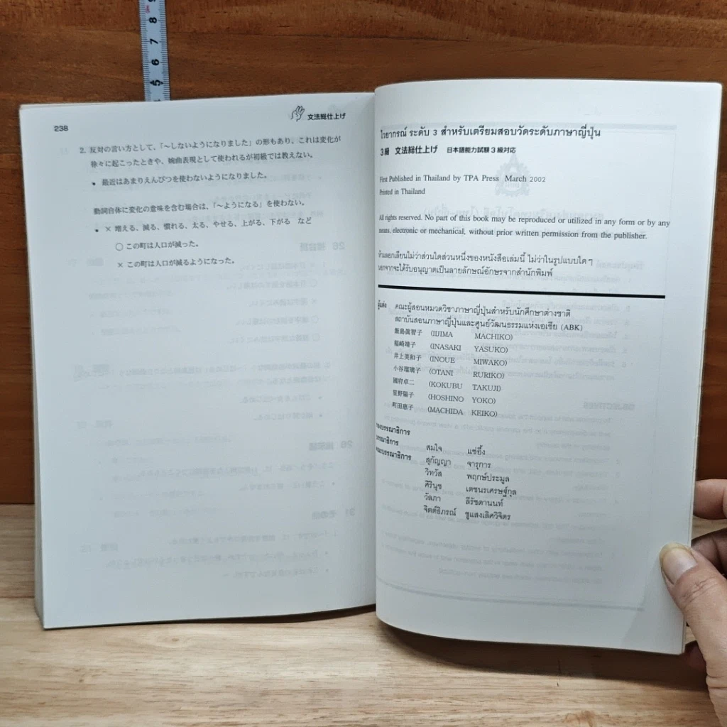 หนังสือ ไวยากรณ์ ระดับ 3 สำหรับเตรียมสอบวัดระดับภาษาญี่ปุ่น รูปที่ 9