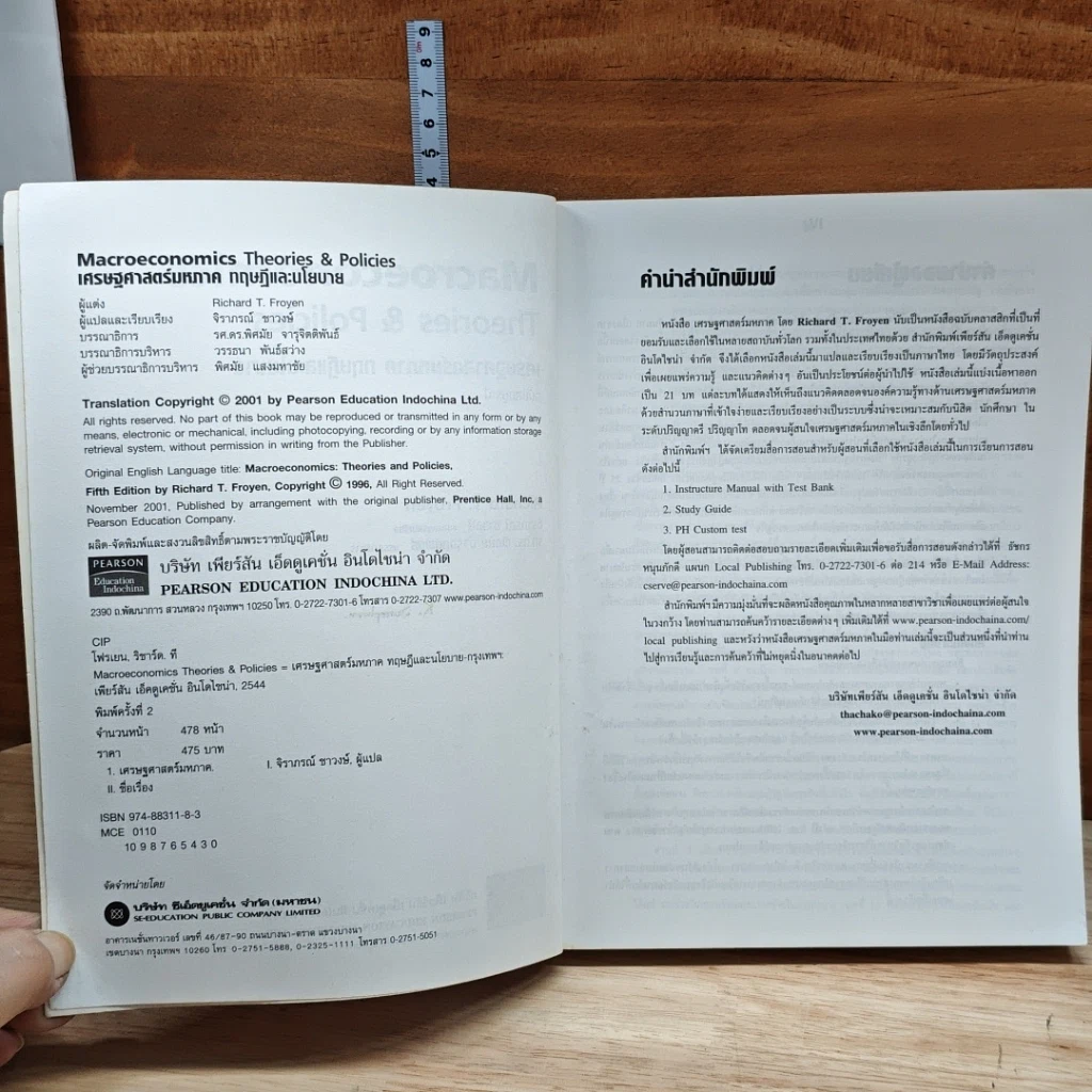 หนังสือ เศรษฐศาสตร์มหภาค ตำราเศรษฐศาสตร์ระดับโลก รูปที่ 6