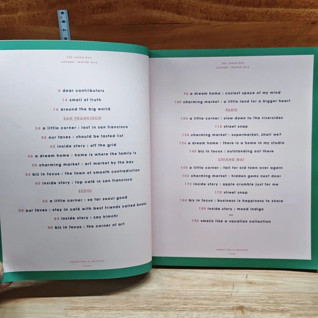 หนังสือ The Lunch Box Autumn-Winter 2015: Smells Like a Vacation รูปที่ 7