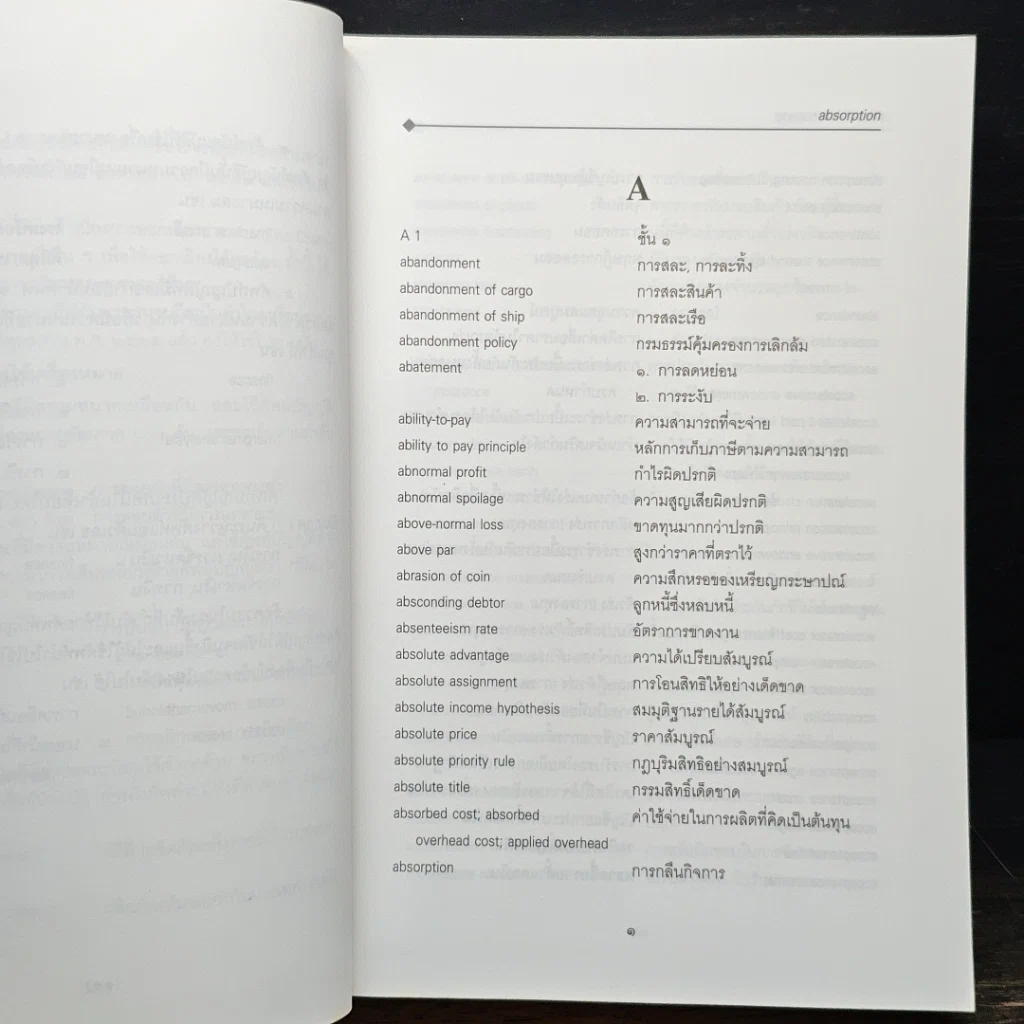 หนังสือ ศัพท์เศรษฐศาสตร์ อังกฤษ-ไทย ไทย-อังกฤษ ฉบับราชบัณฑิตยสถาน รูปที่ 7