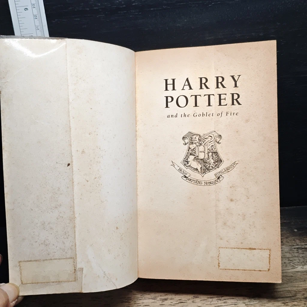 หนังสือ Harry Potter and the Goblet of Fire รูปที่ 6