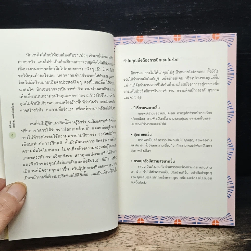หนังสือ NIKSEN ศิลปะของการไม่ทำอะไรเลย รูปที่ 9