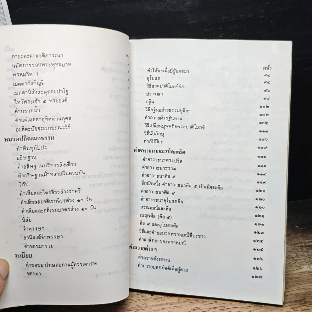 หนังสือ ทำวัตรสวดมนต์ รูปที่ 8