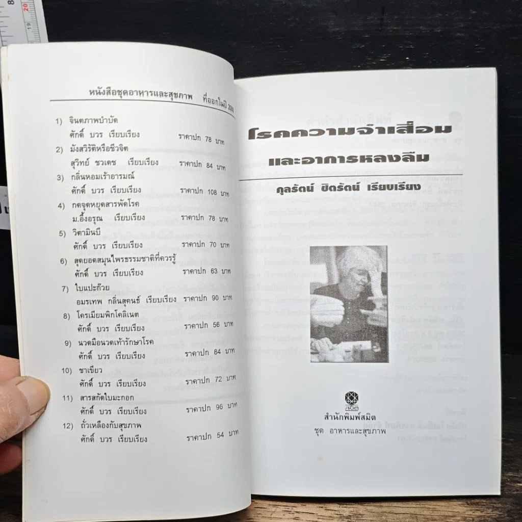 หนังสือ โรคความจำเสื่อมและอาการหลงลืม รูปที่ 6