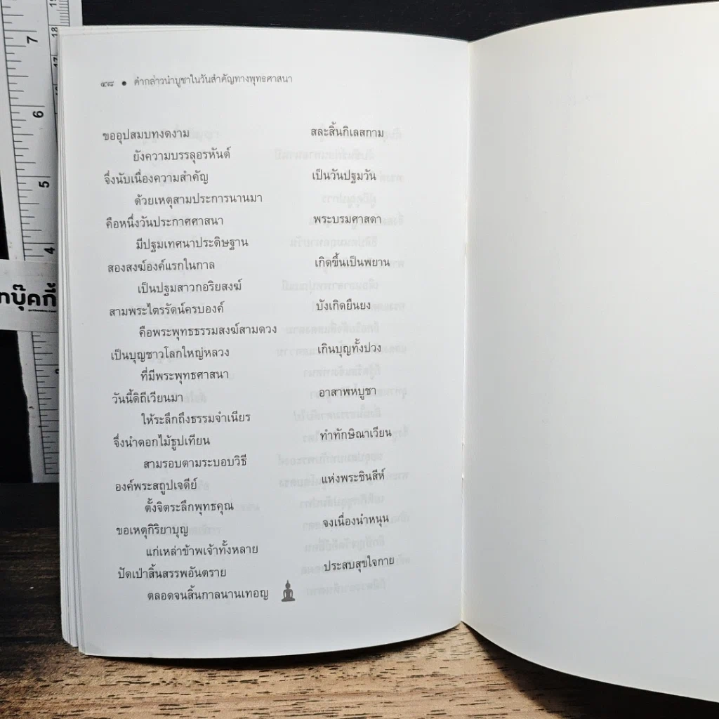 หนังสือ คำกล่าวนำบูชาในวันสำคัญทางพุทธศาสนา รูปที่ 7