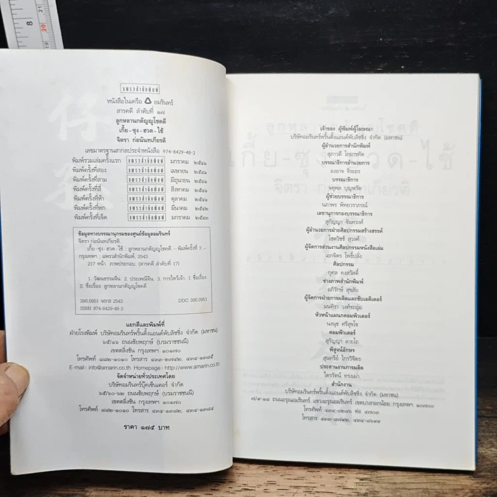 หนังสือ ลูกหลานกตัญญูโชคดี เกี้ย-ซุง-ฮวด-ไช้ รูปที่ 6