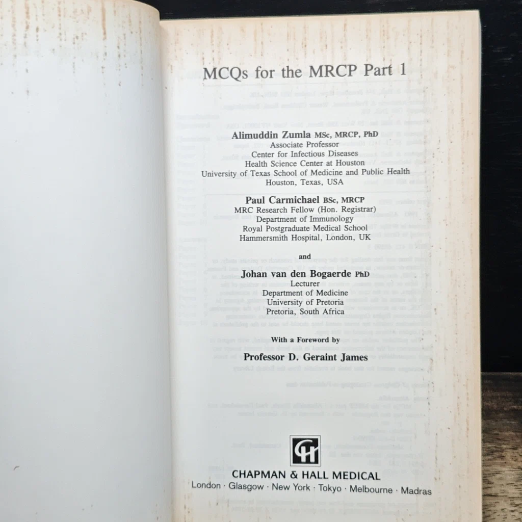 หนังสือ MCQs for the MRCP Part 1 รูปที่ 6