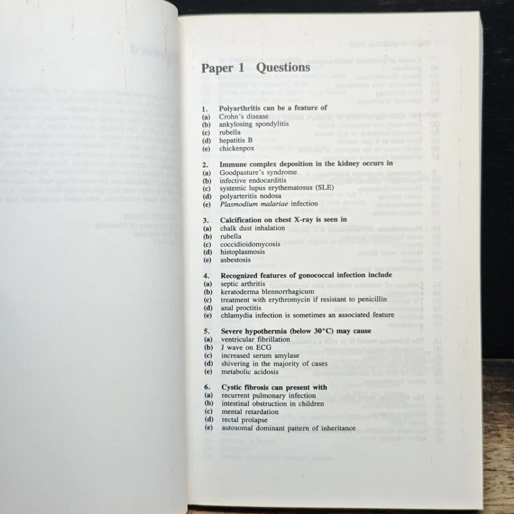 หนังสือ MCQs for the MRCP Part 1 รูปที่ 8