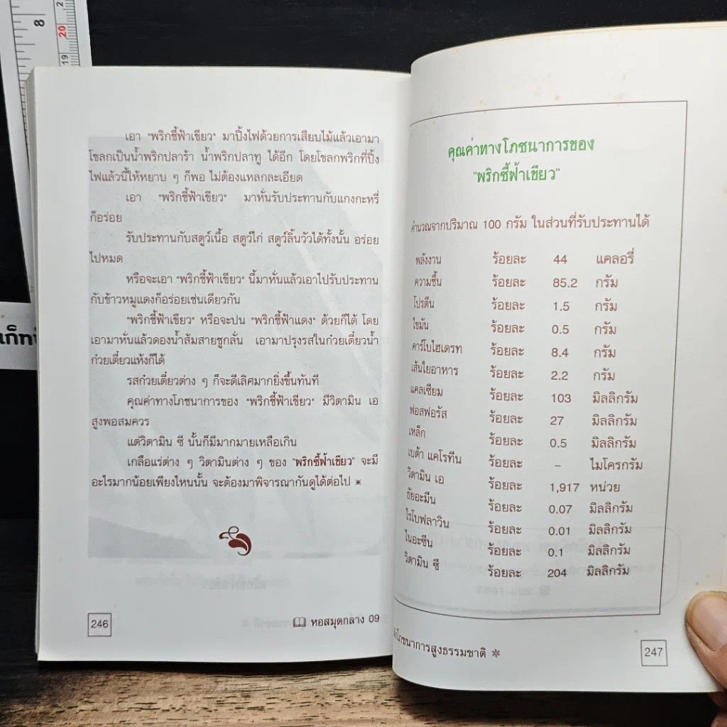 หนังสือ ผัก รูปที่ 10