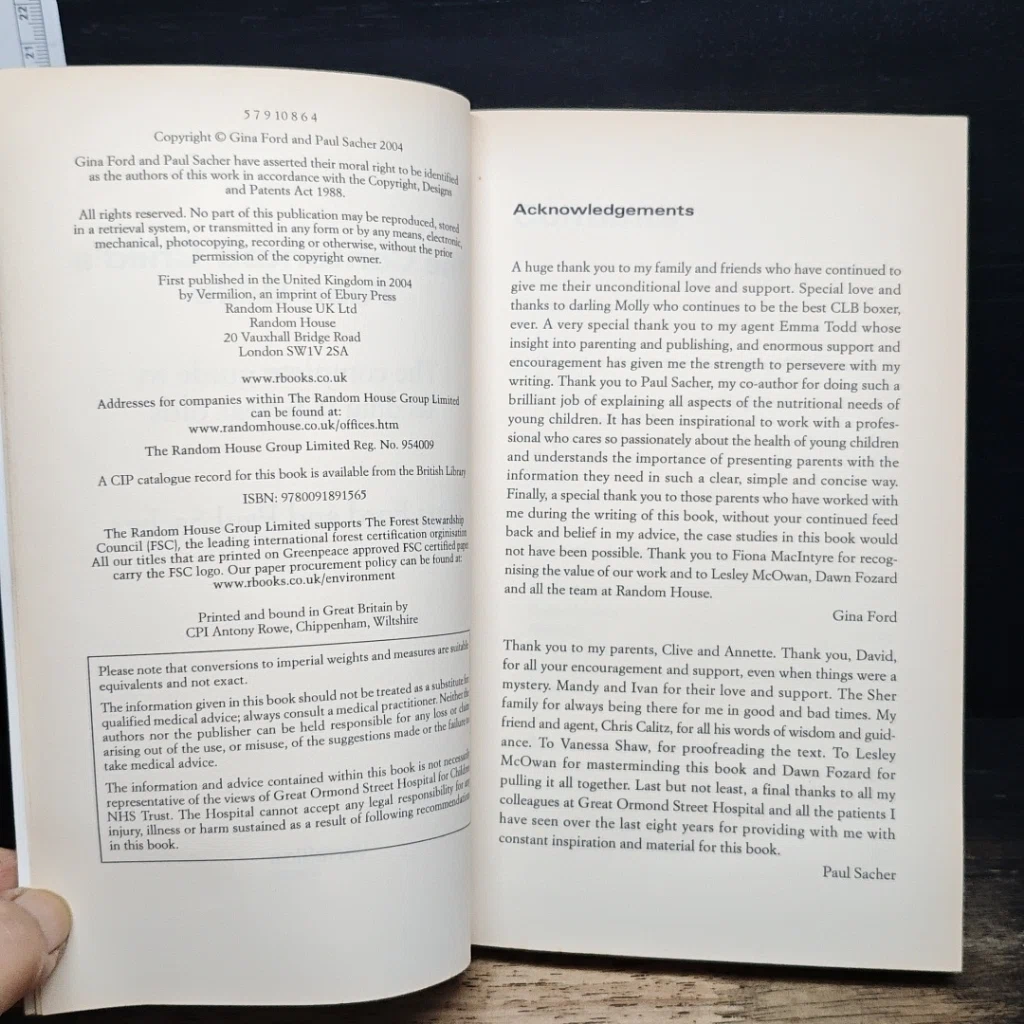 หนังสือ The Contented Child's Food Bible รูปที่ 6