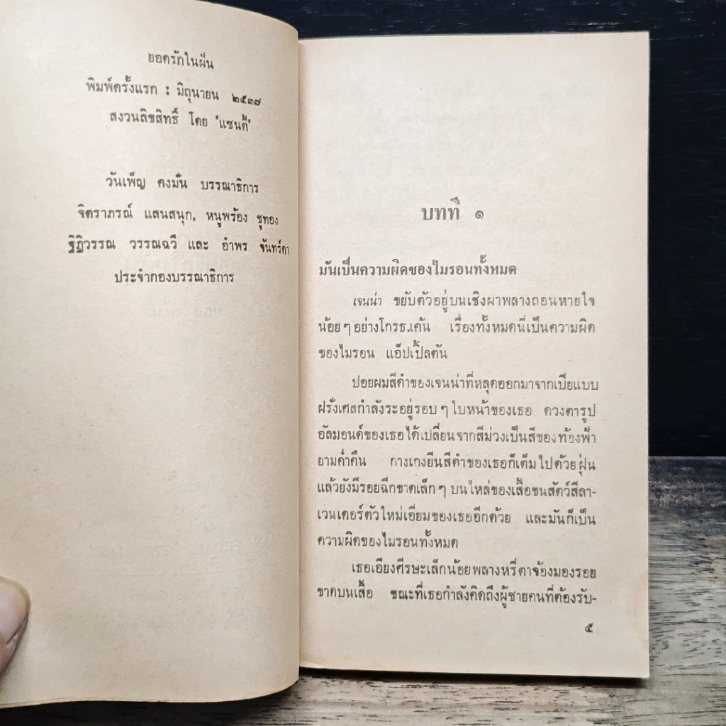 นิยายโรมานซ์ ยอดรักในฝัน รูปที่ 7