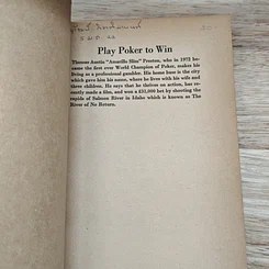 หนังสือ Play Poker to Win รูปที่ 6