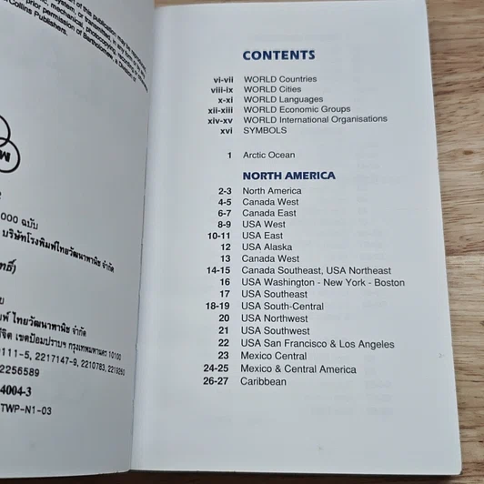 หนังสือ World Pocket Atlas รูปที่ 6
