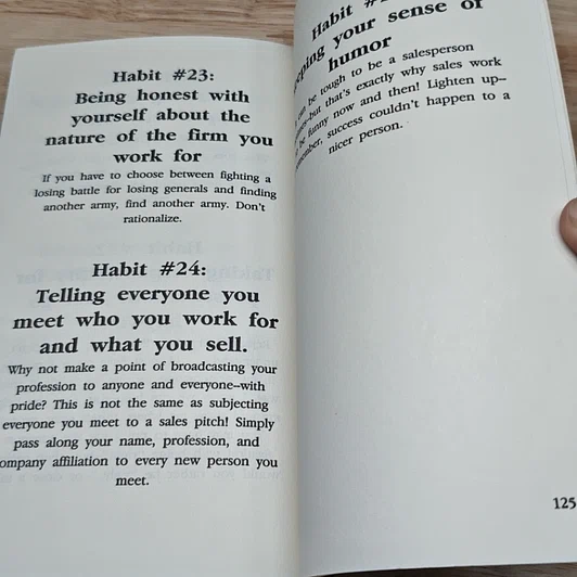 หนังสือ The 25 Sales Habits of Highly Successful Salespeople รูปที่ 9