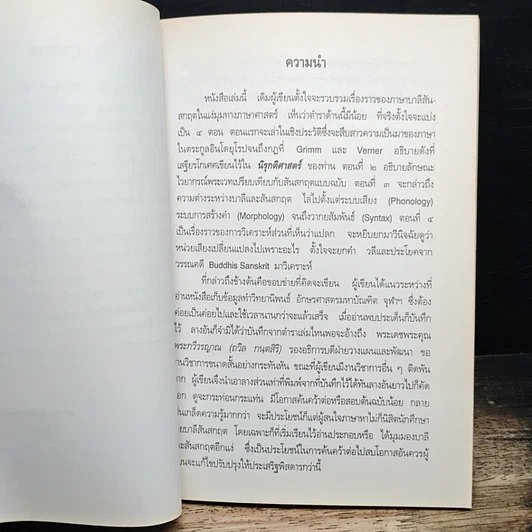 หนังสือ ภาษาและภาษาศาสตร์ในบาลีและสันสกฤต รูปที่ 7