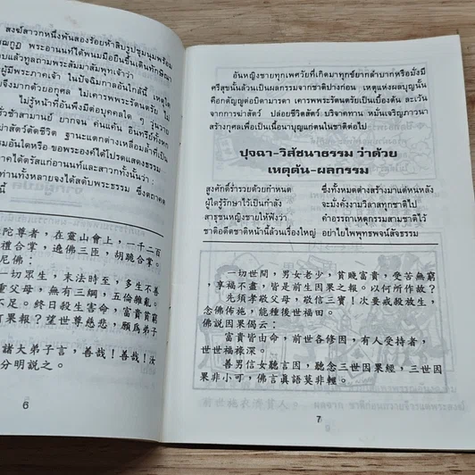 หนังสือ การ์ตูนคัมภีร์ธรรมกฎแห่งกรรม เหตุต้น-ผลกรรม รูปที่ 6