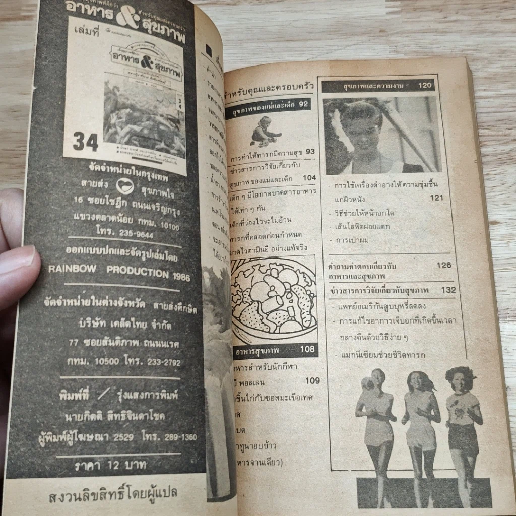 หนังสือ อาหาร & สุขภาพ รูปที่ 6
