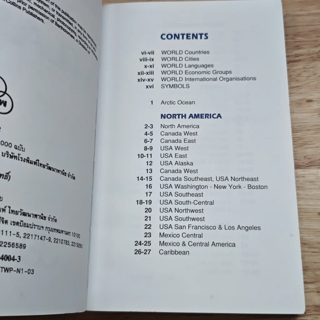 หนังสือ World Pocket Atlas รูปที่ 6