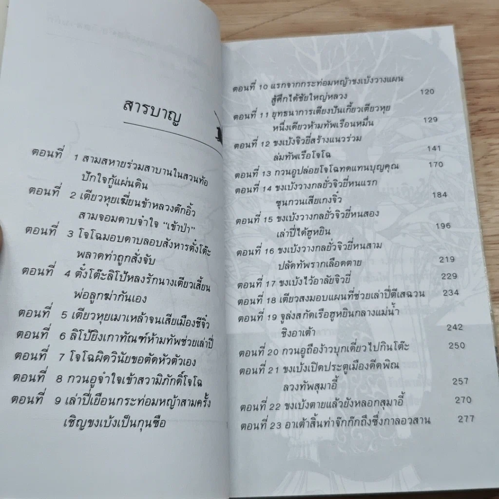 หนังสือ สามก๊ก ฉบับหัวกะทิ รูปที่ 6
