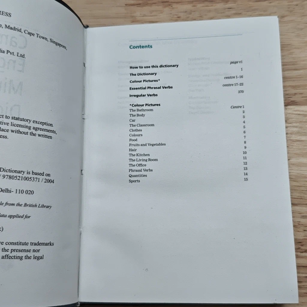 Cambridge English Mini Dictionary รูปที่ 6
