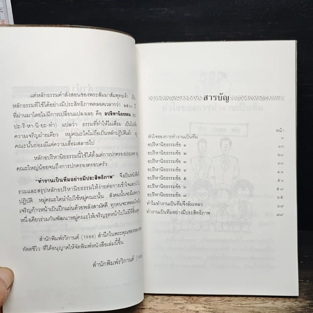 หนังสือ ทำงานเป็นทีมอย่างมีประสิทธิภาพด้วยอปริหานิยธรรม รูปที่ 7