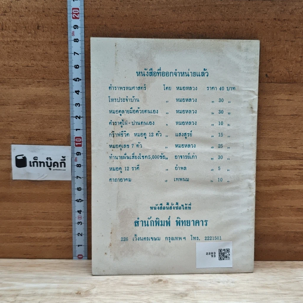 หนังสือ ตำราดู ไฝ-บาน-ไฟแดง ชาย-หญิง รูปที่ 2