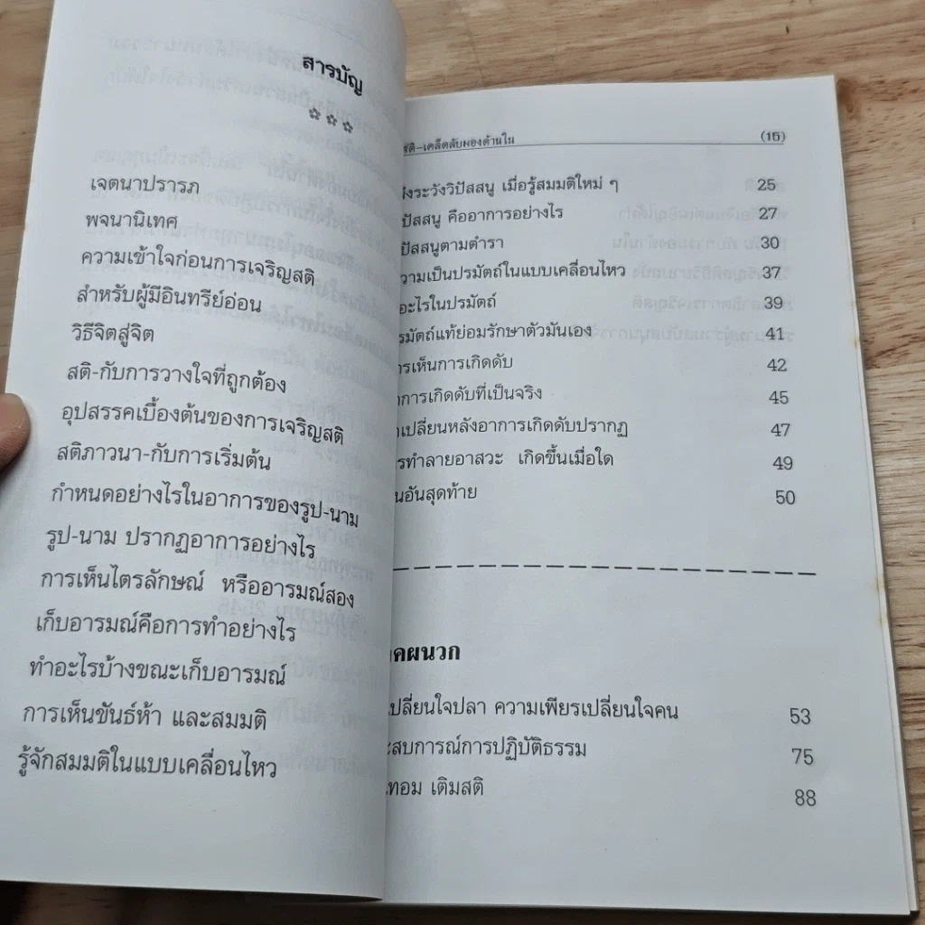 หนังสือ สติ เคล็ดลับมองด้านใน รูปที่ 6