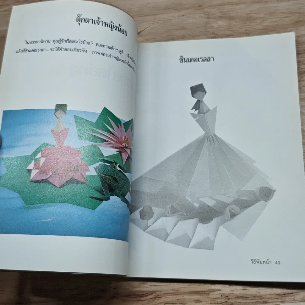 หนังสือ พับกระดาษแบบท้าทายด้วยสไตล์หรูๆ รูปที่ 8
