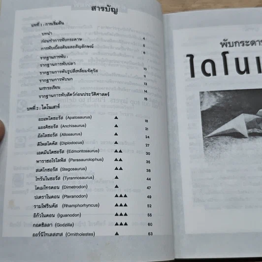 หนังสือ พับกระดาษเป็นไดโนเสาร์ รูปที่ 6