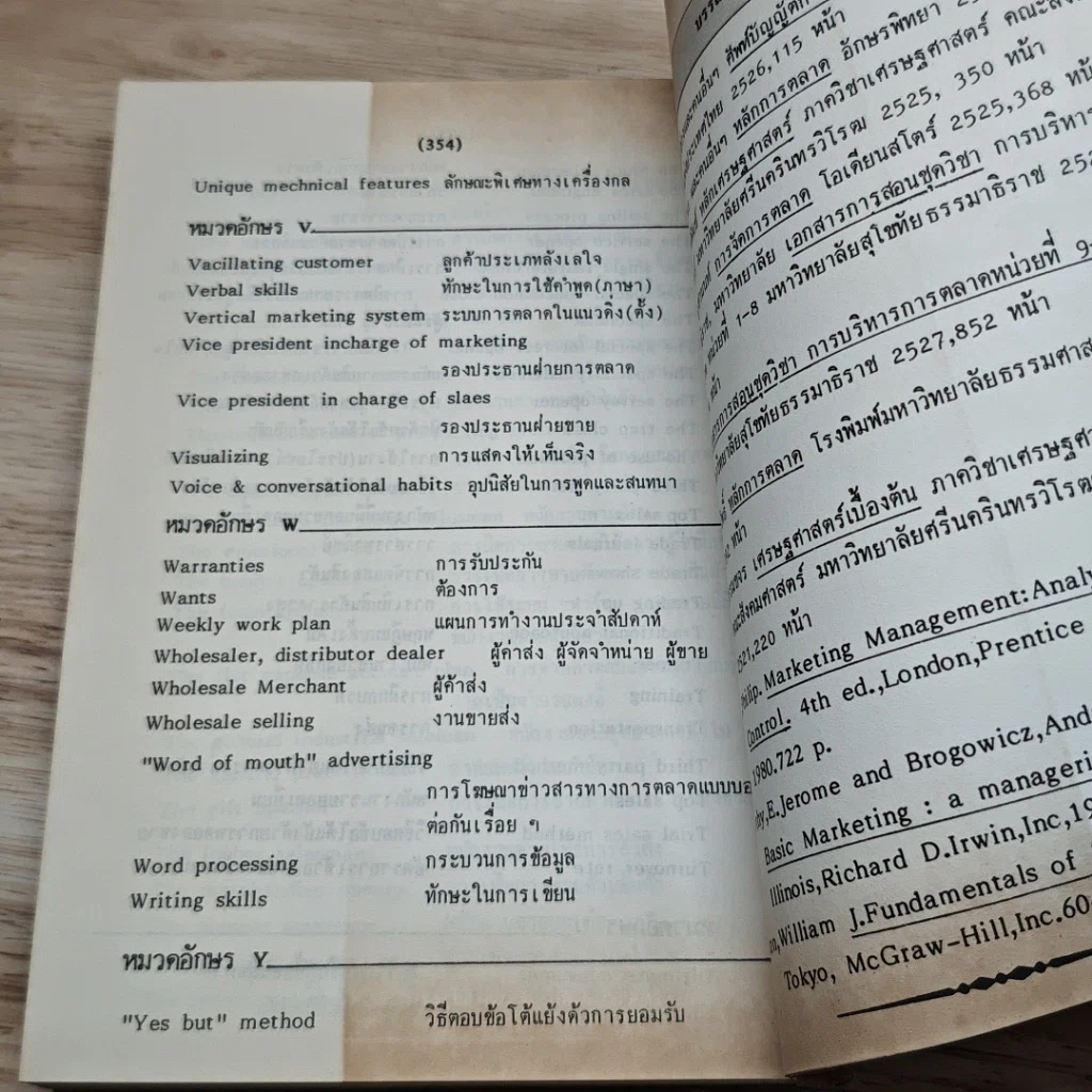 หนังสือ คำอธิบายศัพท์การตลาดและคำศัพท์การขาย รูปที่ 8